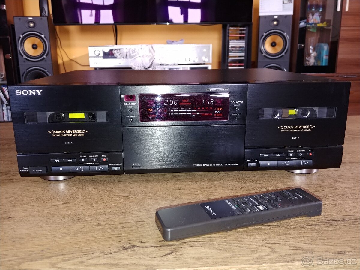 Double tape deck Sony TC-WR 890 bez d.o. - 3