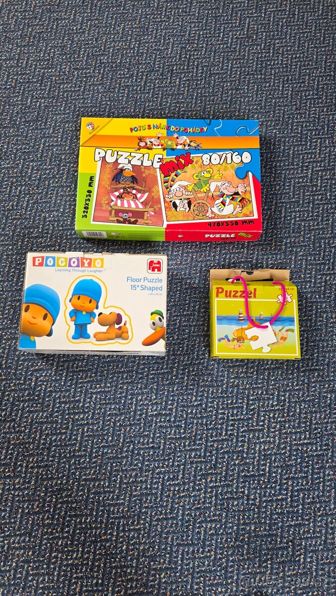 Dřevené hračky vlak atd. - 3