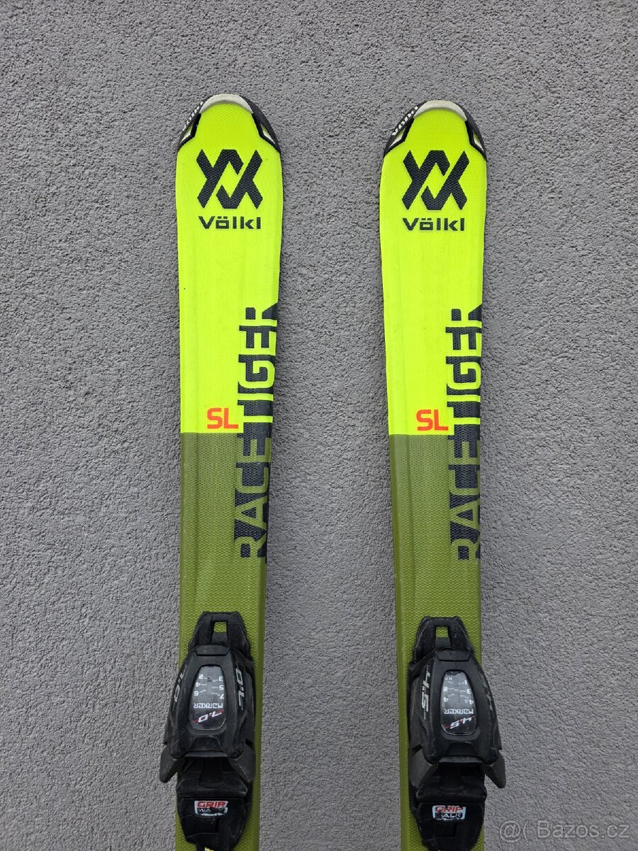 Dětské lyže VÖLKL RACE TIGER, 120 cm + lyžáky FISCHER - 3