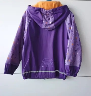 Nepromokavá bunda,fialová. 122/128 - 3