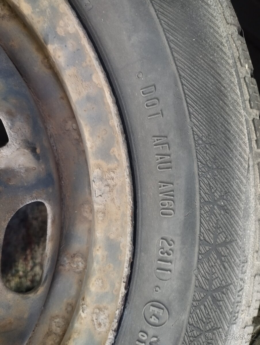 Sada14" plechových disků na Škodu Fabia - 3