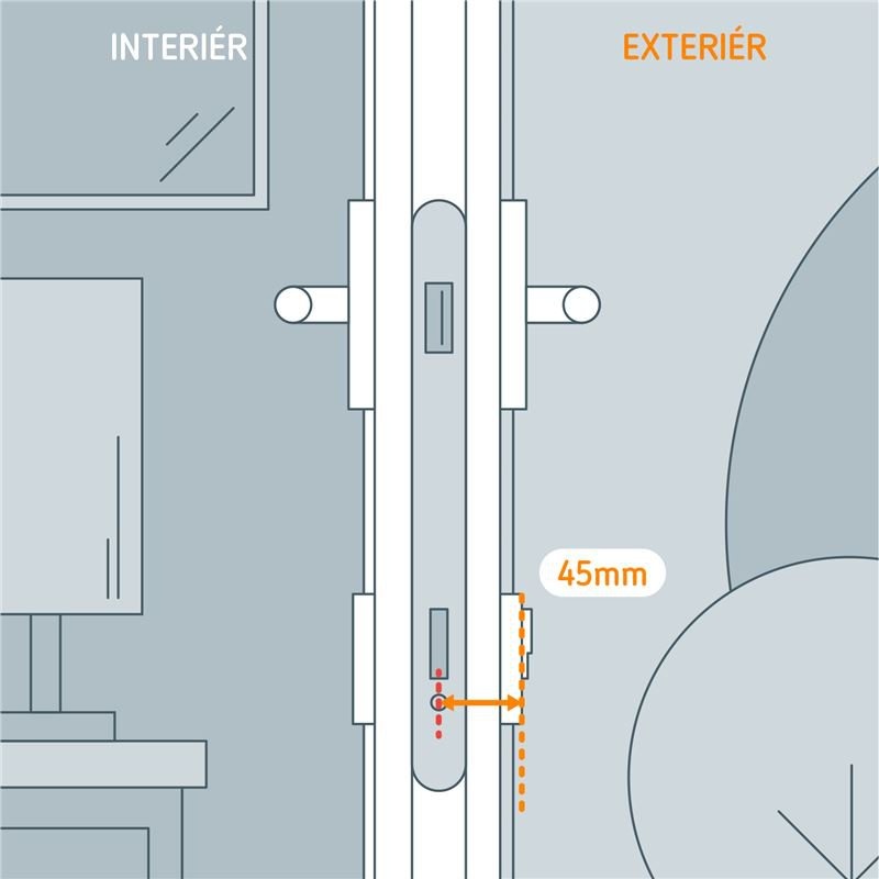 3x Netatmo Doorlock extension 45mm - 3