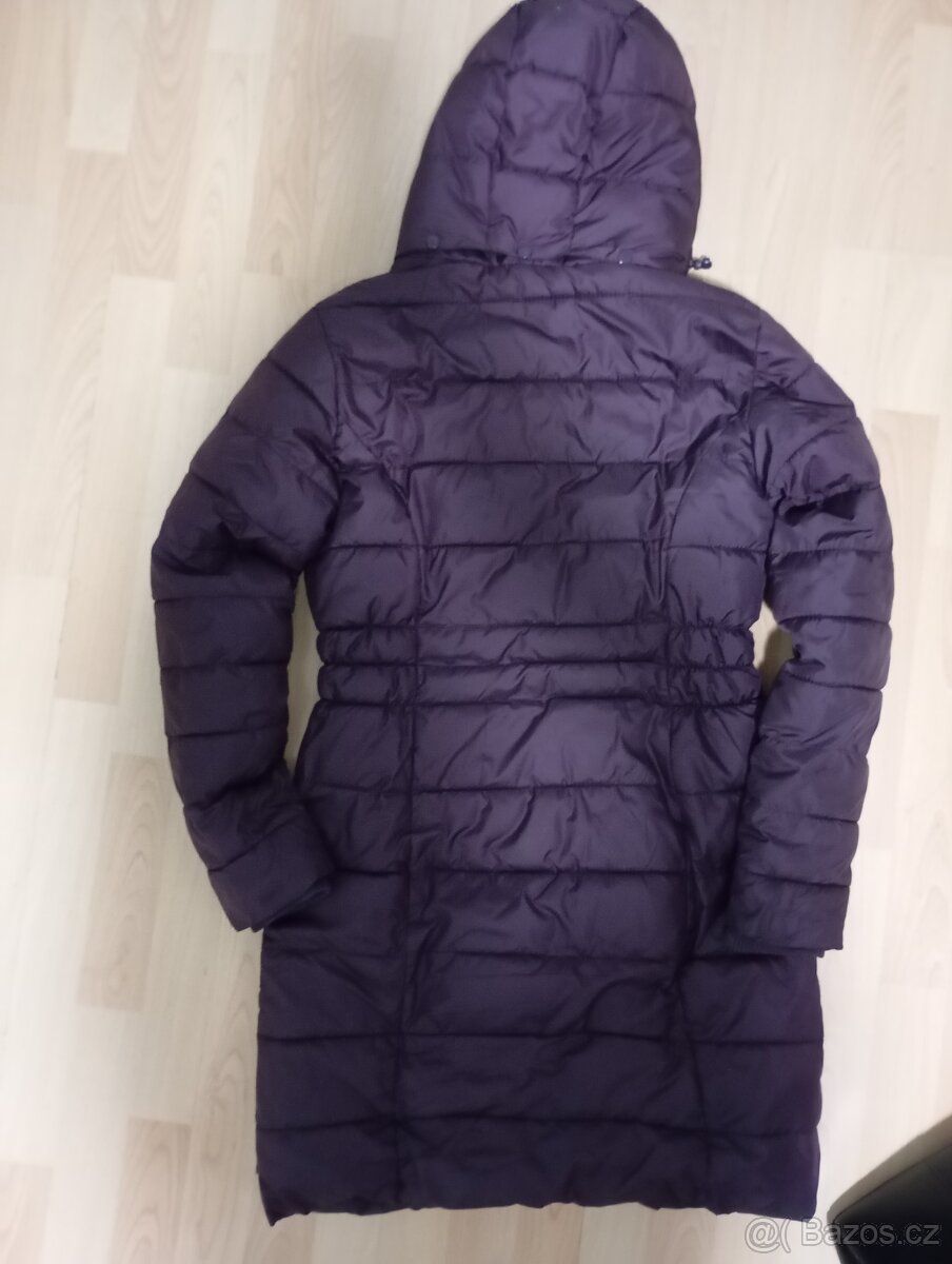 DÁMSKÁ DLOUHÁ ZIMNÍ BUNDA KABÁT VEL.36/38 - 3