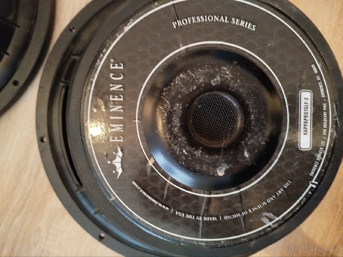 2× Eminence Kappa Pro 15LF-2 – plně funkční - 3