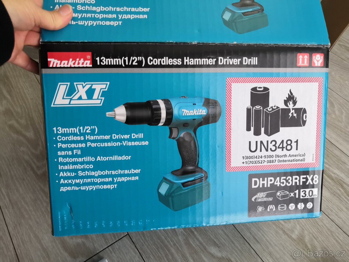 Aku vrtačka Makita DHP453RFX8 - 3