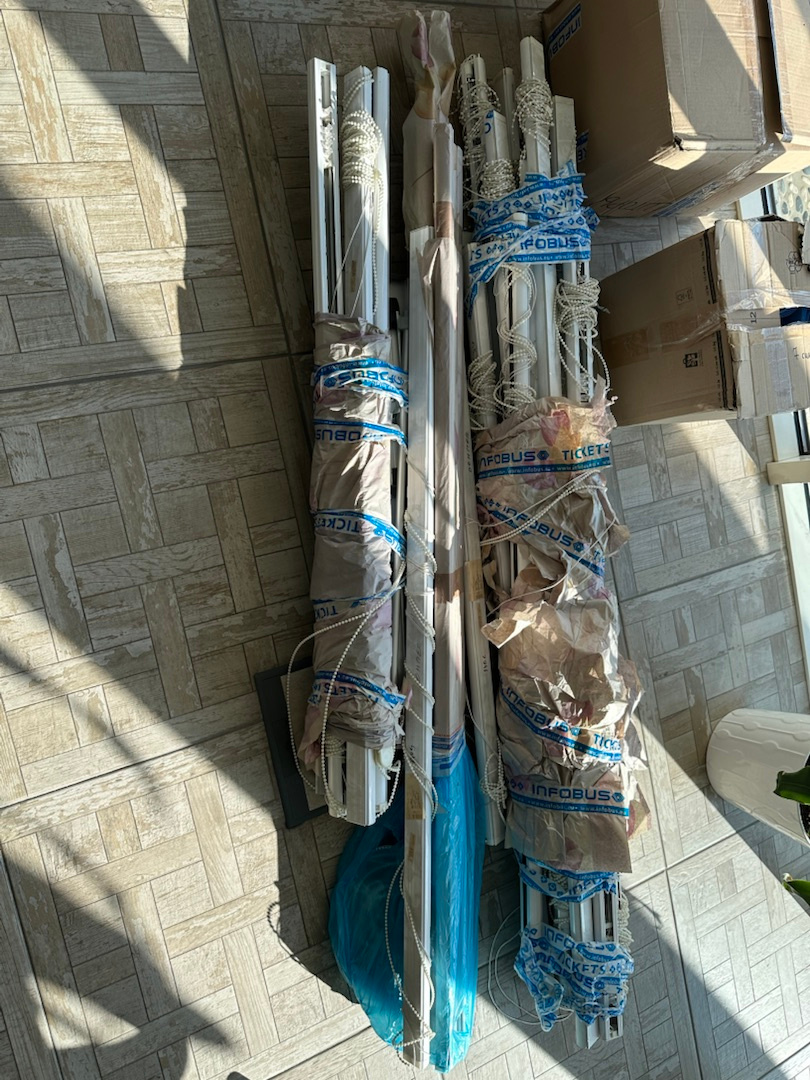 Vertikální žaluzie modré a šedé - 3