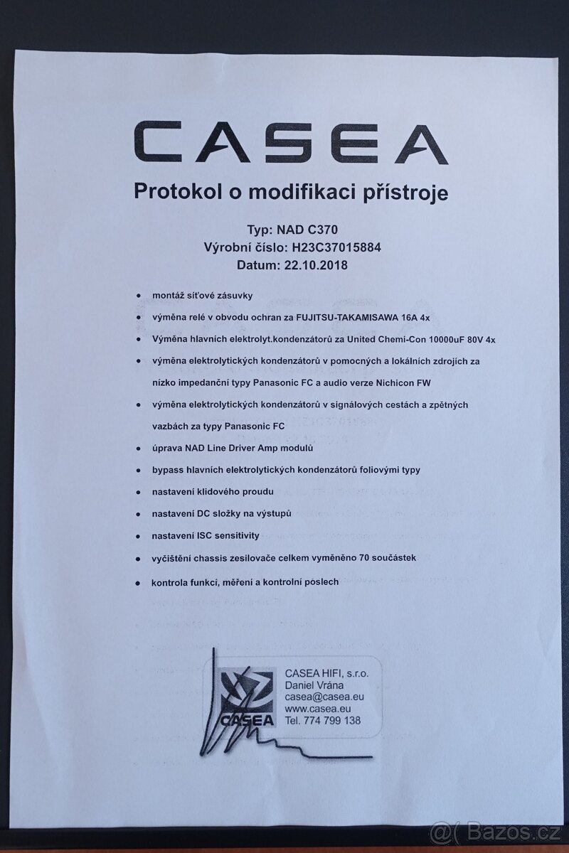 NAD C370 s modifikací CASEA - 3
