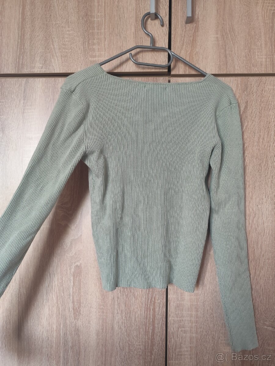 Světle zelený svetr Mint - 3