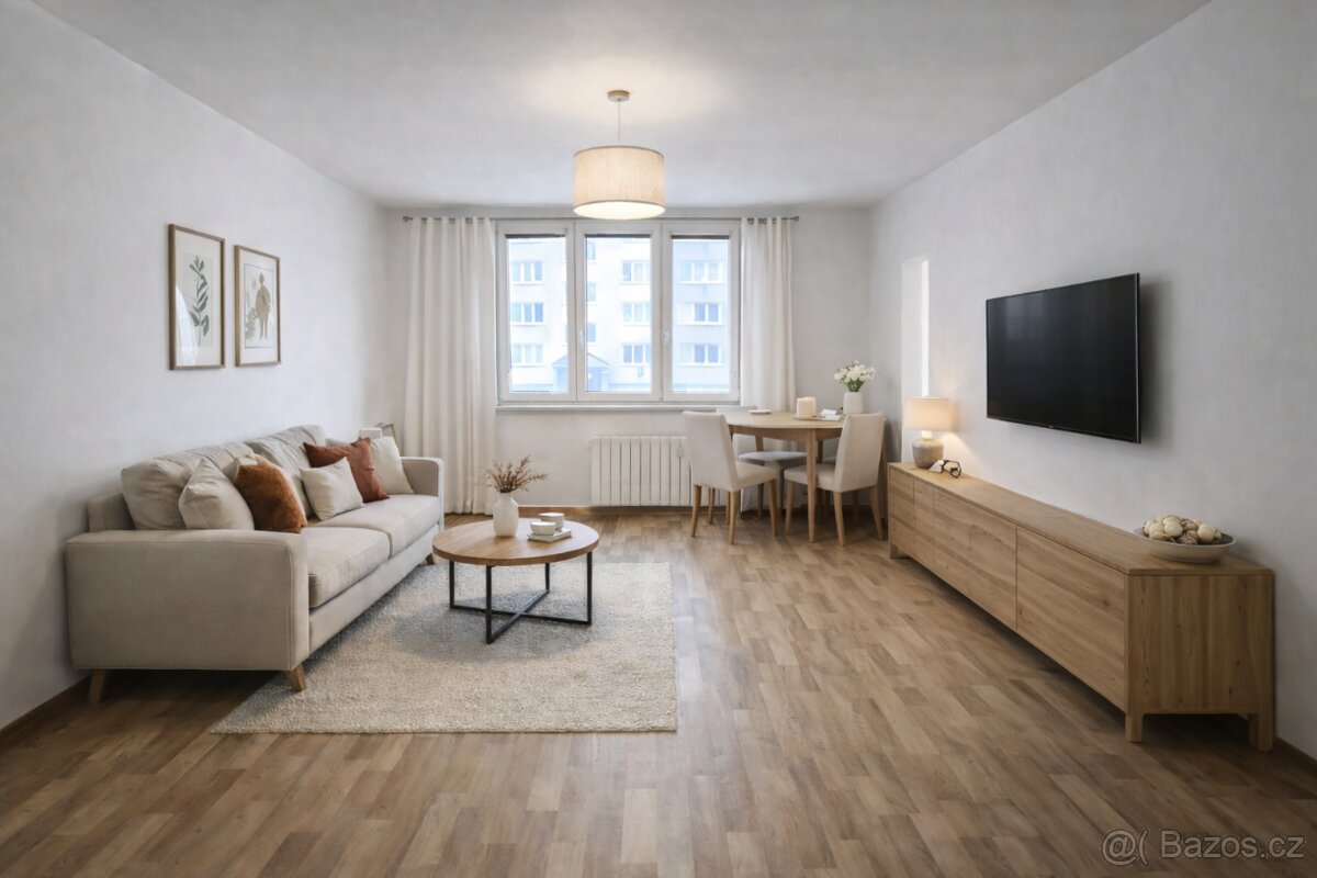Pronájem prostorného a světlého bytu 4+1, 76 m² - 3