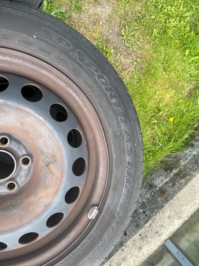 Letni pneu Dunlop 205/55/16 + disky - 3