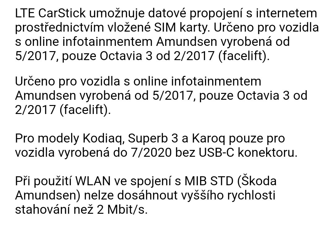 CarStick LTE Škoda - 3
