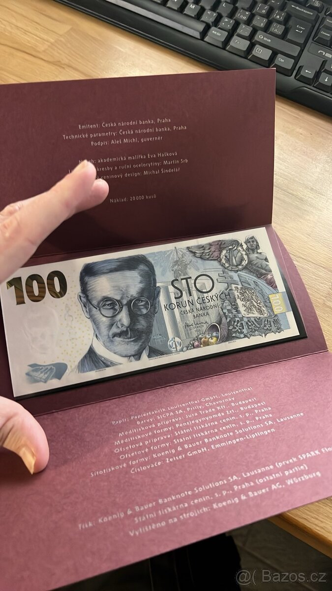 100 Kč Vilém Pospíšil - 3