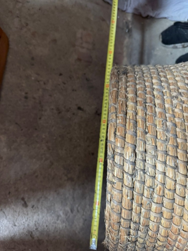 Nádoba ze slámy na peří , 2 ks ošatky - 3