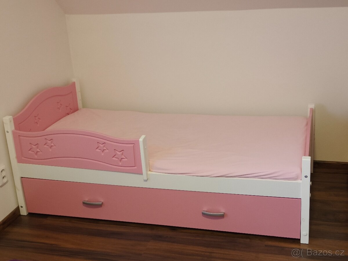 Dětská postel s úložným prostorem, rozměr stélky 160x80 cm - 3