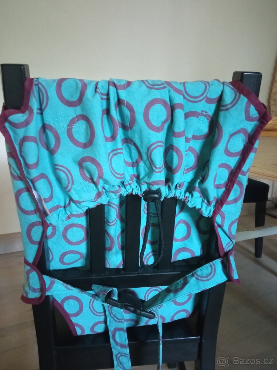 Látková jídelní cestovní židle Tot seat - 3