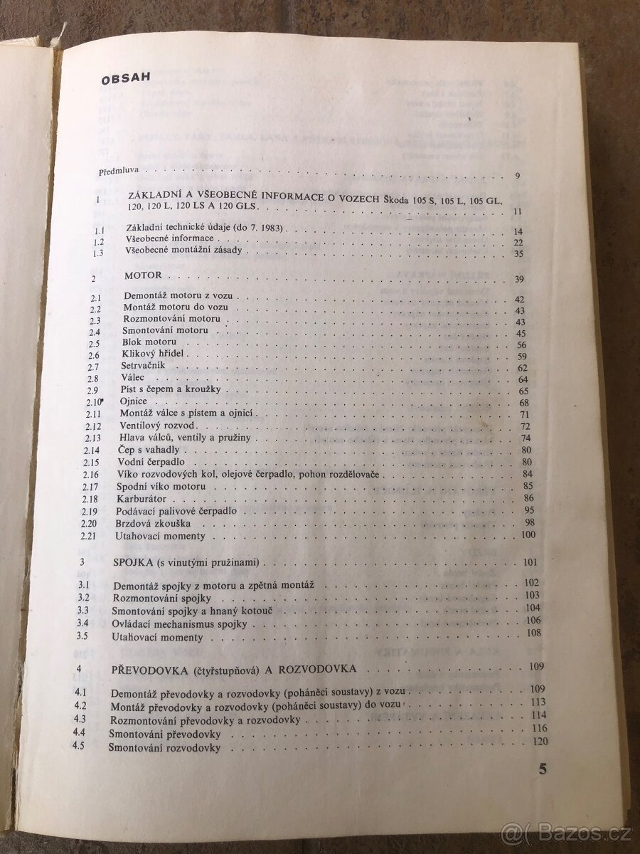 Údržba a opravy automobilů Škoda 105, 120, 130 Garde-Rapid - 3