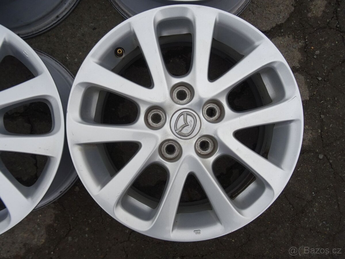 Alu disky originál Mazda 16", 5x114.3, ET 52,5, šíře 6,5J - 3