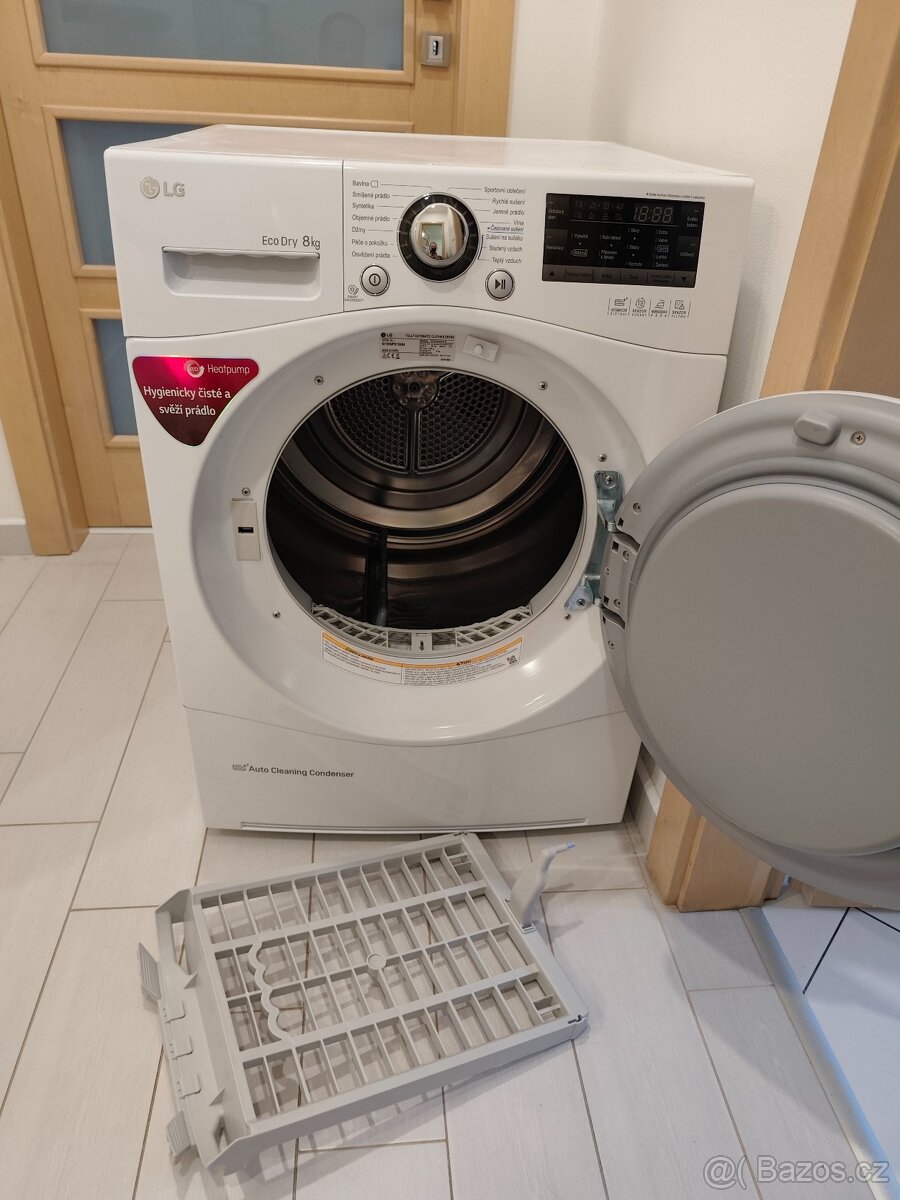 Sušička prádla LG, 8kg, kondenzační, A++ - 3