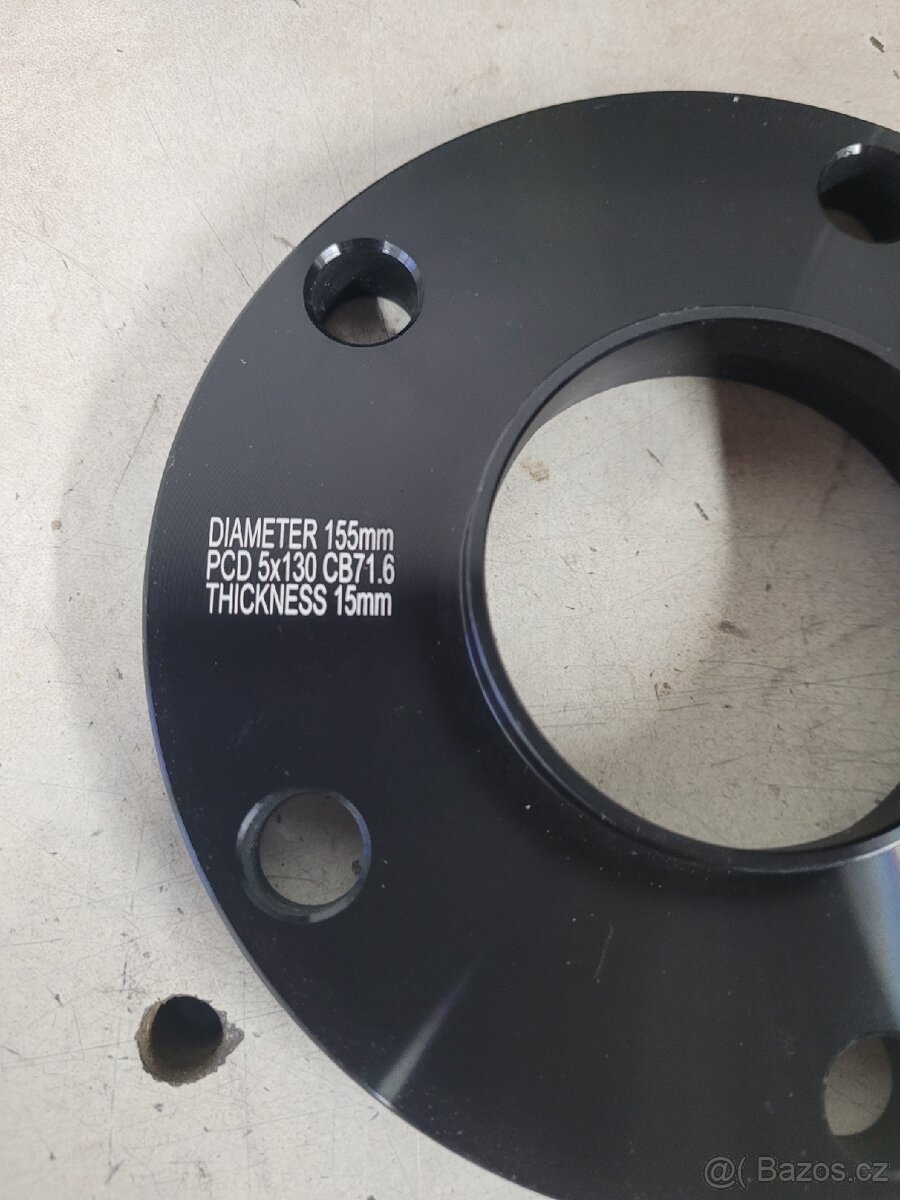 Rozšiřovácí podložky OMP 5x130 / 15mm - 3