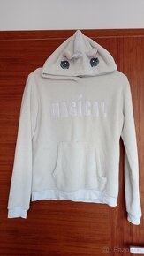 Bílá mikina H&M (vel. 170) - 3