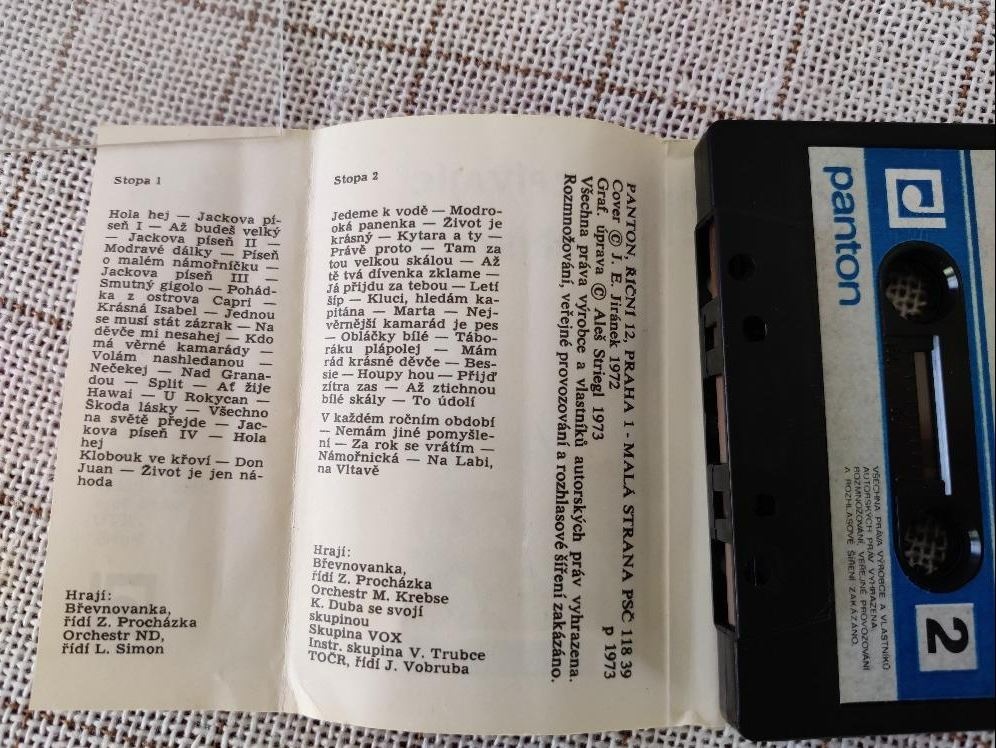 čs. retro MC kaz. ZPÍVAJÍCÍ PŘÍSTAVY - 3