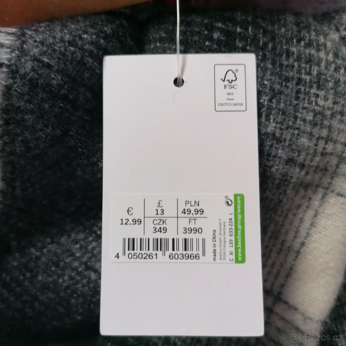 Krásná zimní šála - nová - 3