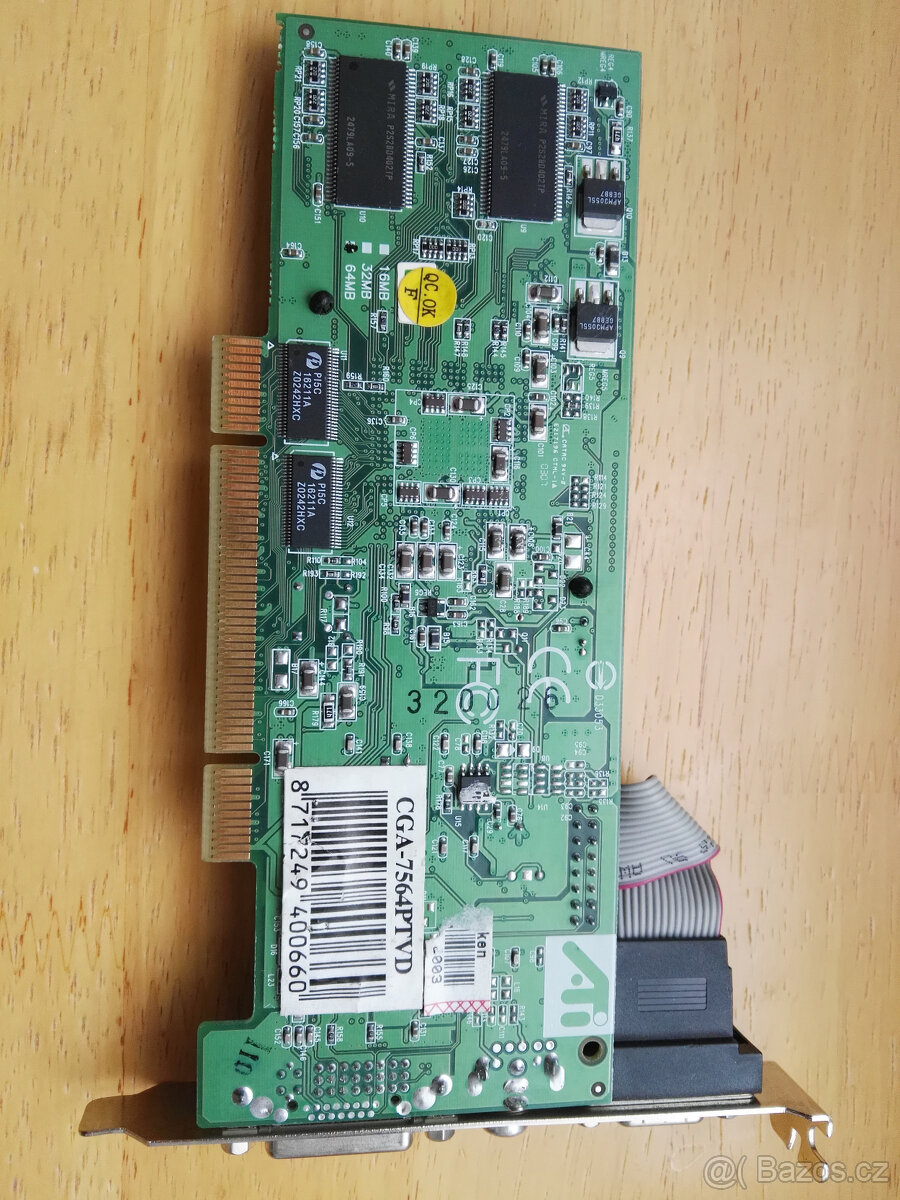 Retro grafická karta ATI Radeon 7500 64MB PCI - 3