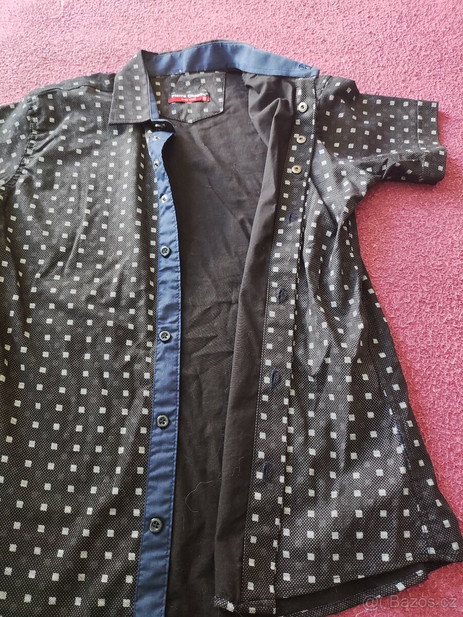 čená košile s patenty - 3