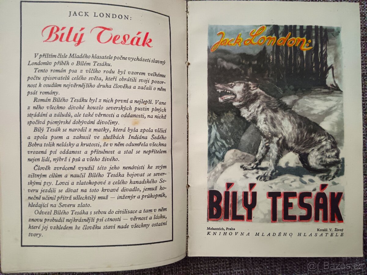 J. Foglar: 5x Knihy- Mladého hlasatele. 1938-9. Rychlé šípy. - 3