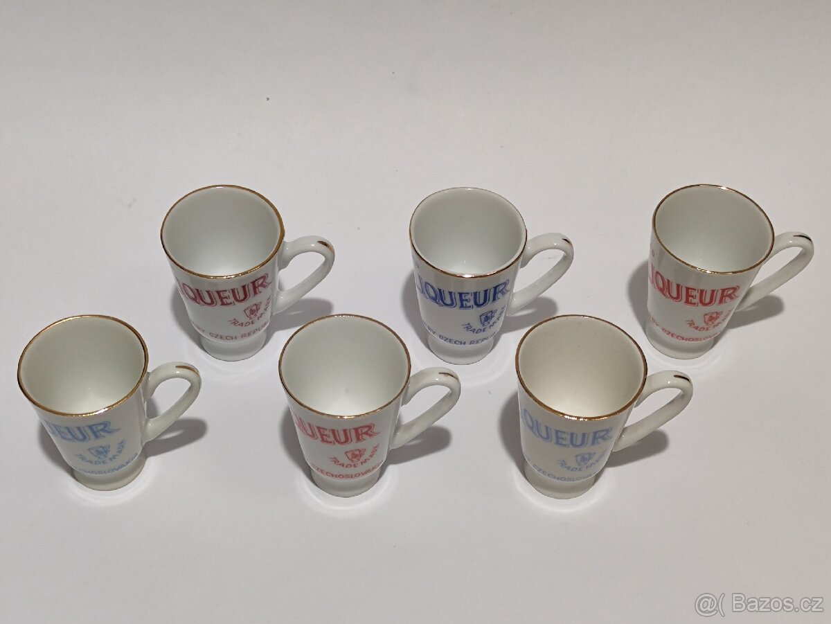 Becherovka, retro panáčky, Jan Becher, ČSSR, pošta 79.- - 3