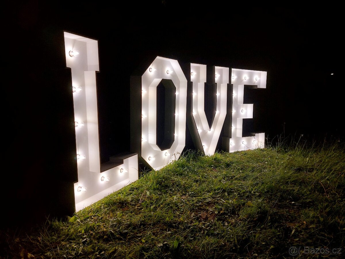 ✨ Prodám/pronajmu světelná písmena LOVE - 3
