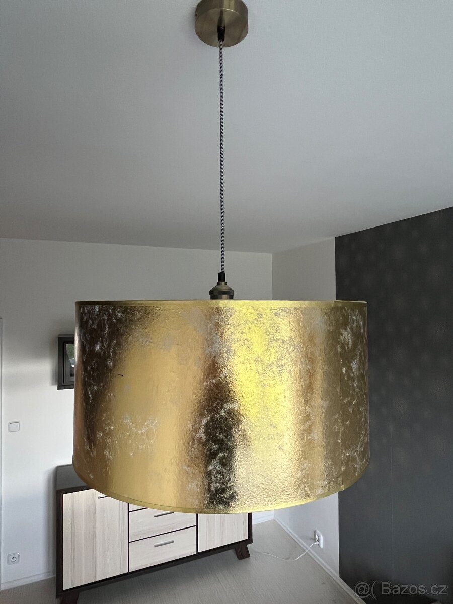 Závěsné svítidlo VISERBELLA EGLO - zlatá + žárovka 3000K - 3