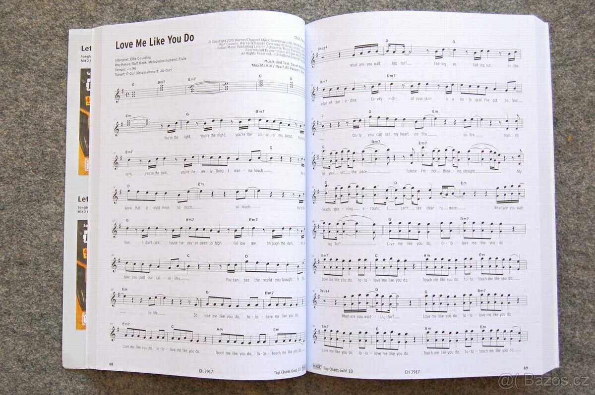 Top Charts Gold 10 - noty pro klavír, keyboard, kytaru - 3