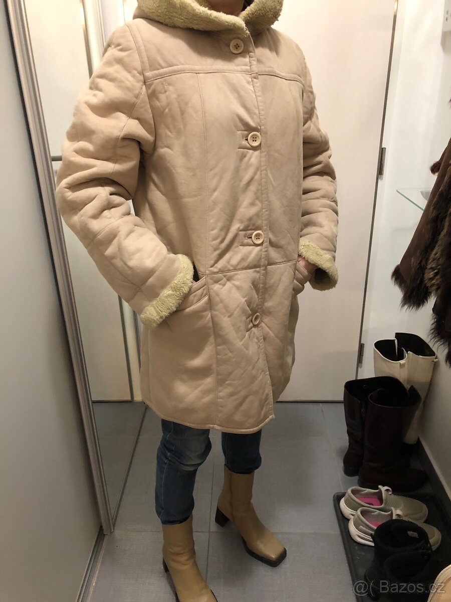 Velurový kabátek M - 3