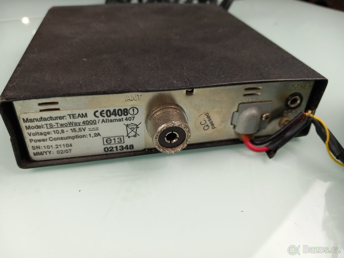 CB rádio stanice Allamat 407 - 3