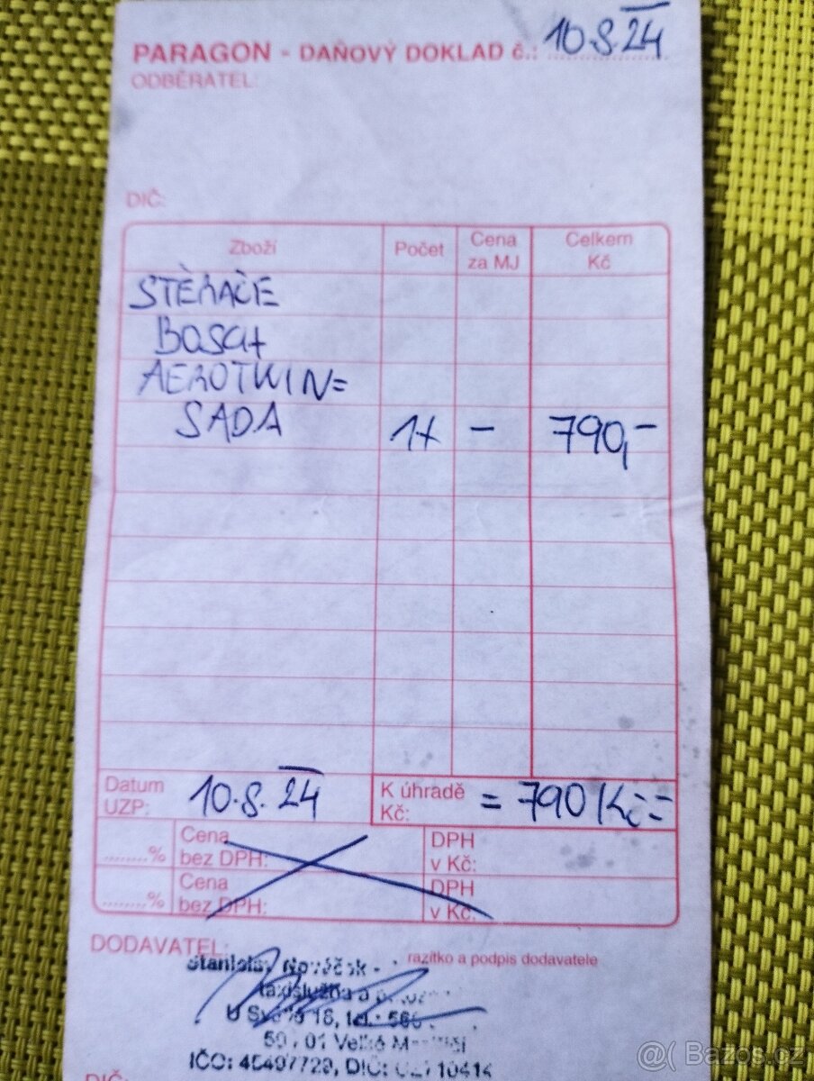 Audi A6 Stěrače Bosch aerotwin 550mm sada - 3