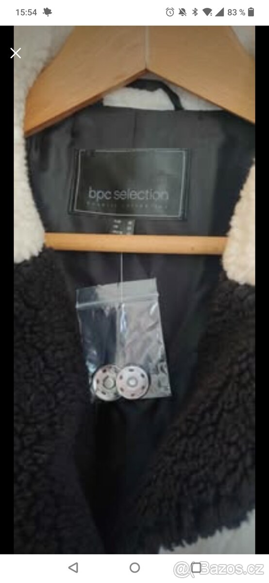 Nový, pěkný dámský zimní kabát, vel. cca 46 - 3