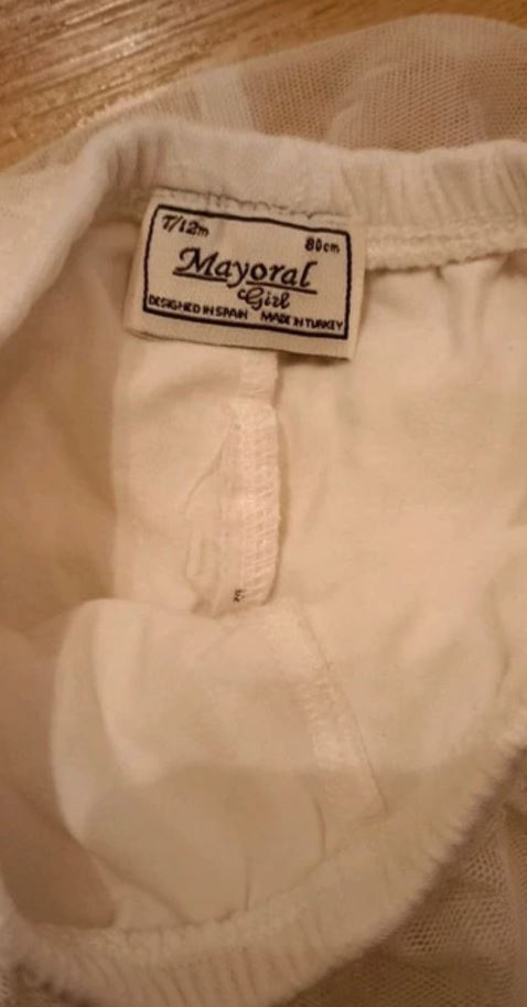 Volánková sukně s kraťasy, 9-12 měsíců - 3