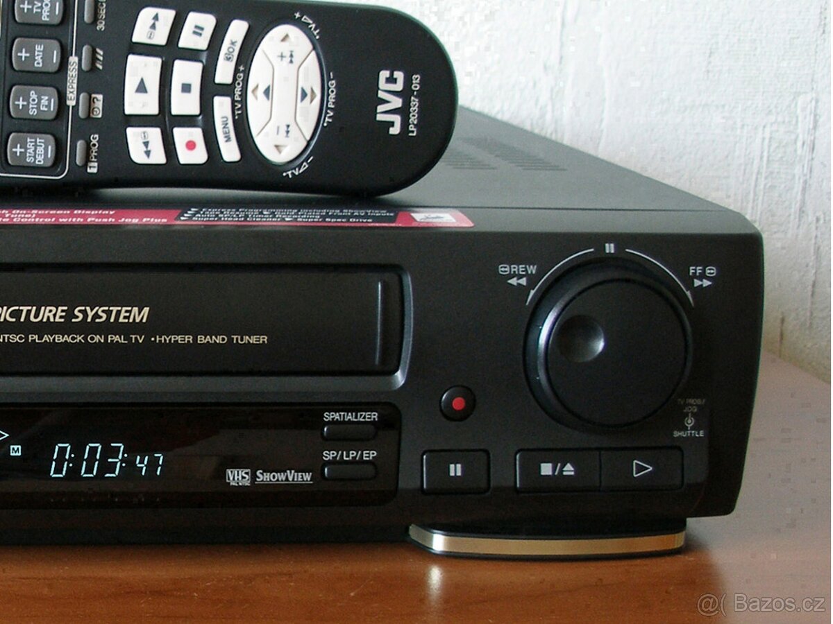 JVC VHS video videorekordér Hifi Stereo 6 hlav - zcela nový - 3