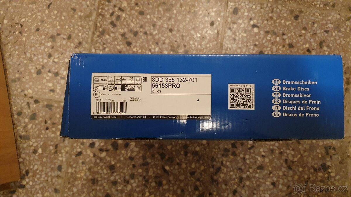 Zadní kotouče VW Polo/Audi A1 - 3