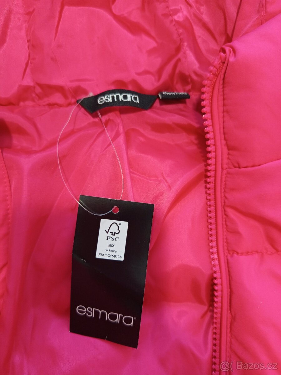 Krásná sytě růžová bunda - 3