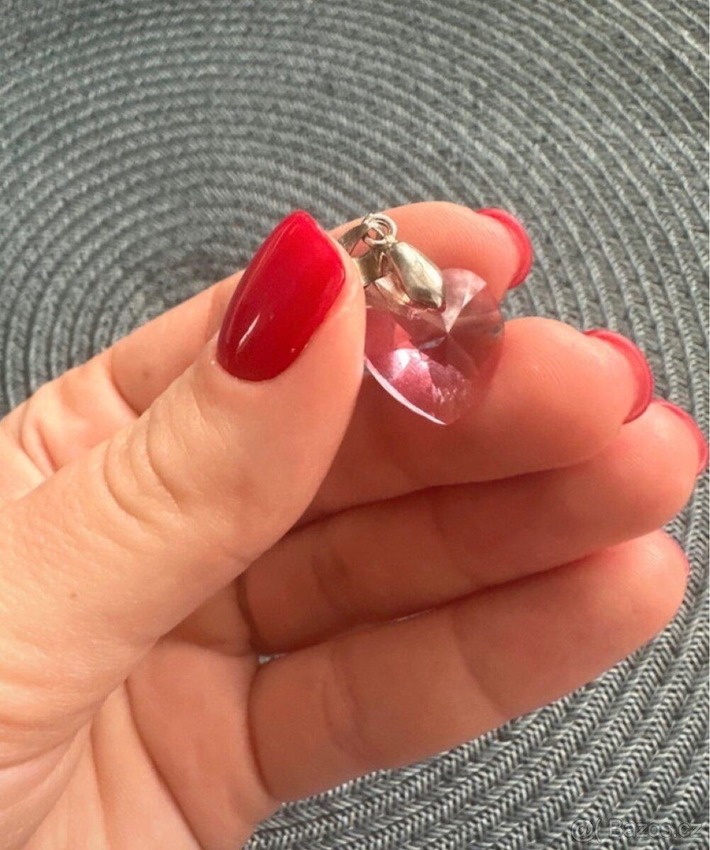 Stříbrný náušnice a přívěsek - 3