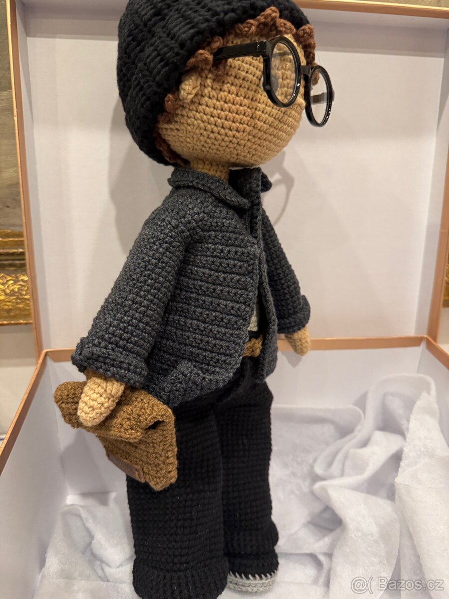 Háčkovaný manažer - 40 cm - 3