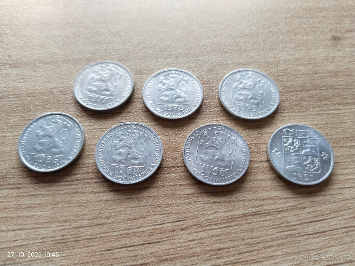 7x 5 haléřů Československo - 3