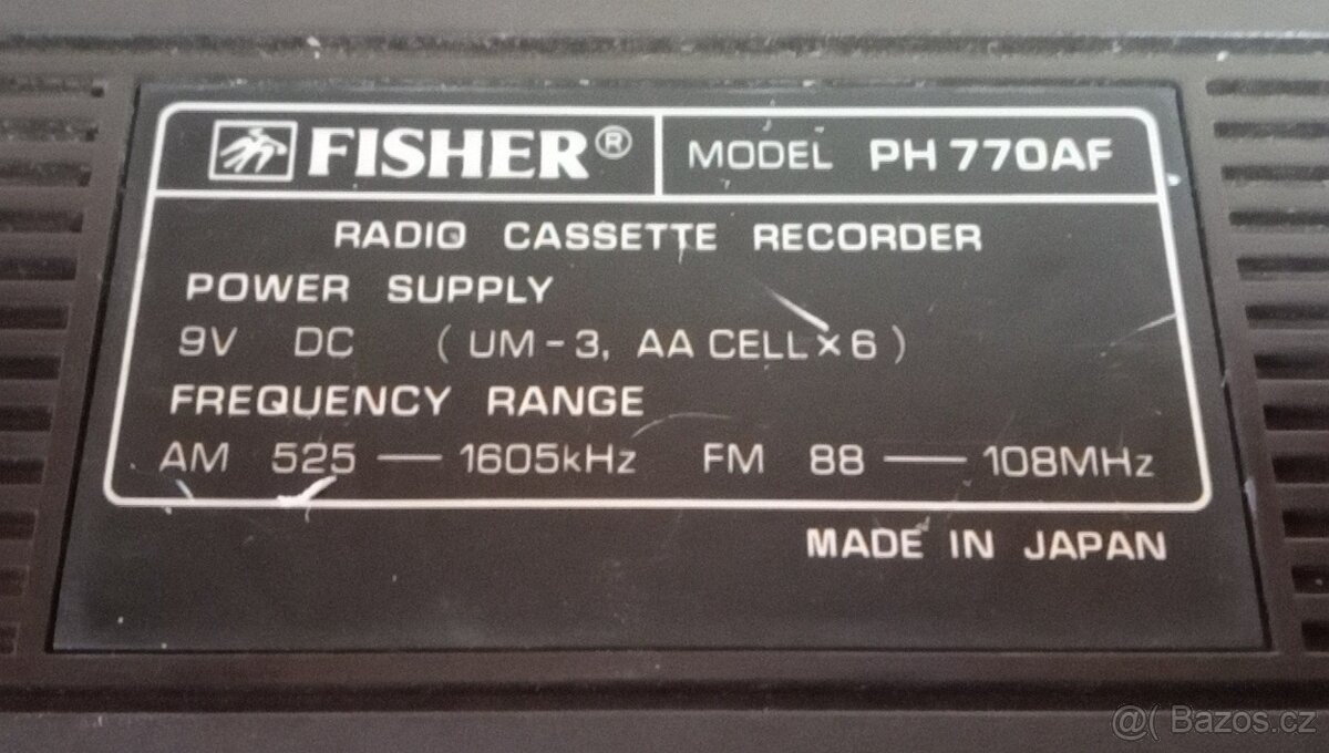 Radiomagnetofon FISHER model PH 770AF - 3