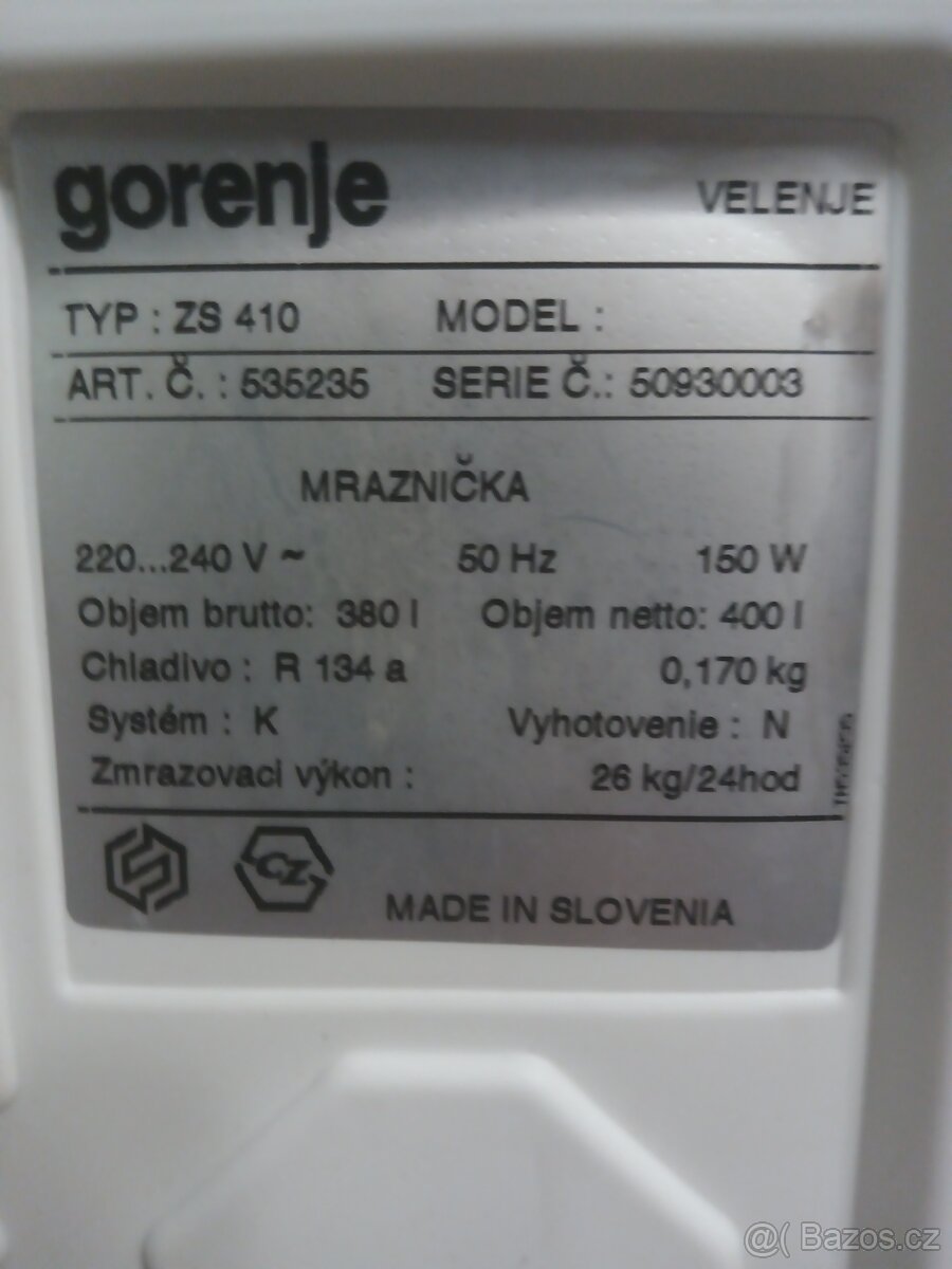 Mrazák Gorenje - 3
