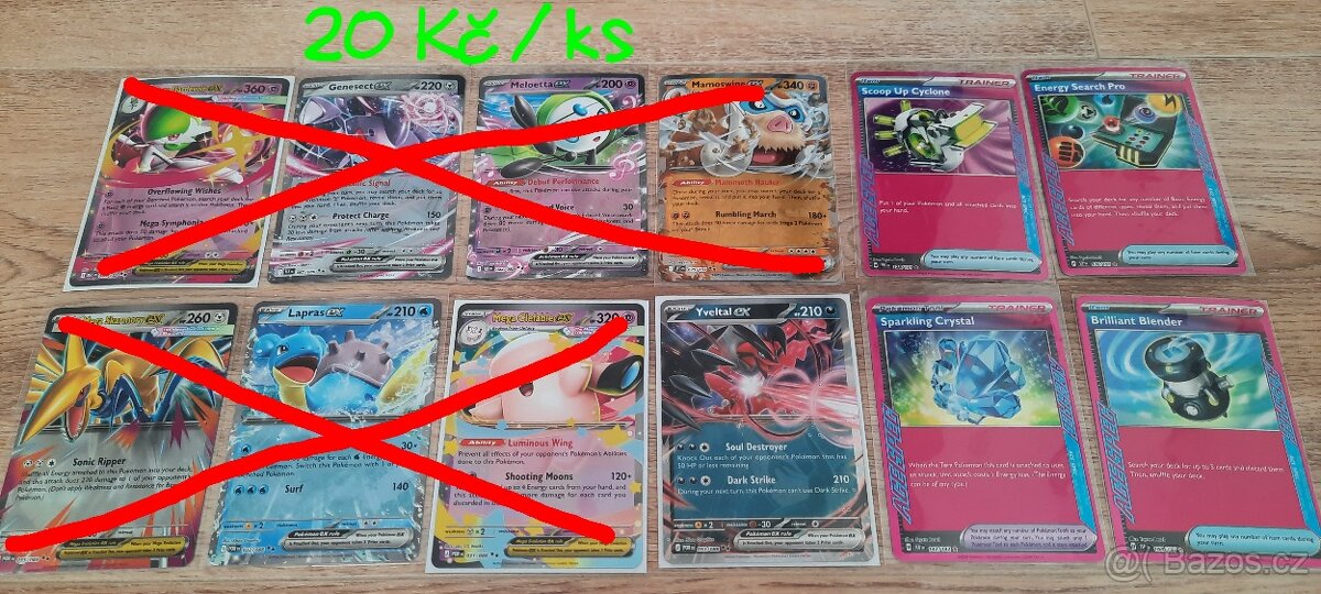 Pokémon karty hity + EX - 3