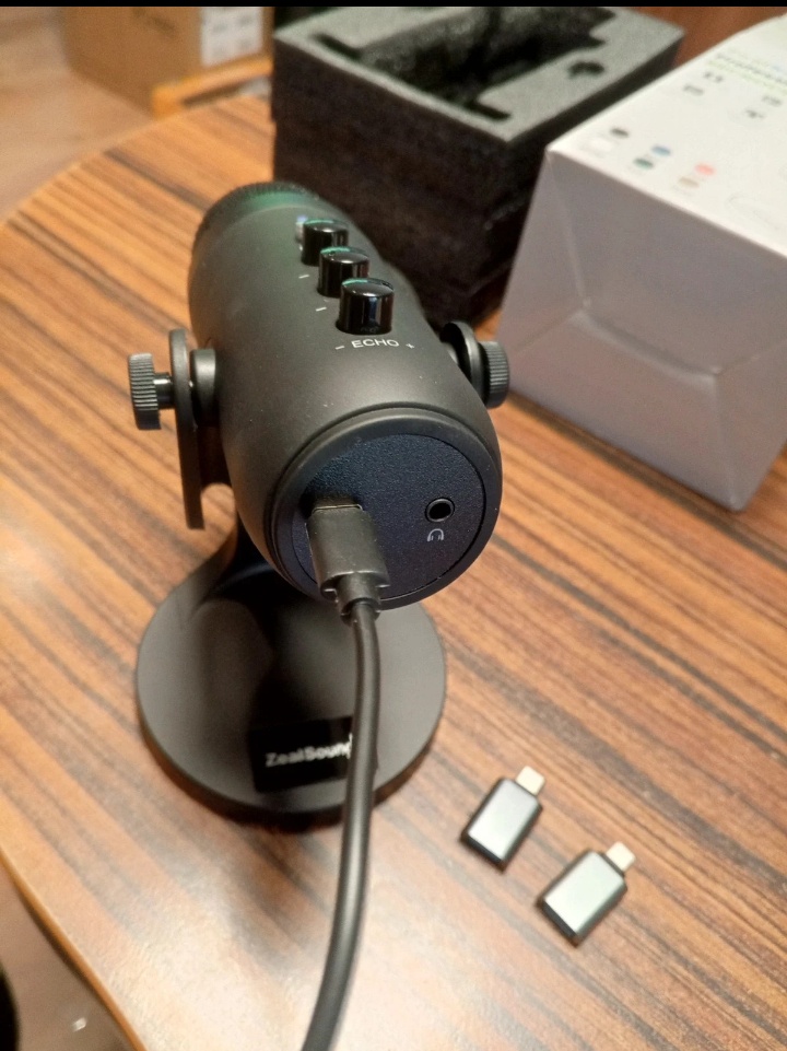 Stolní mikrofon USB k PC - 3