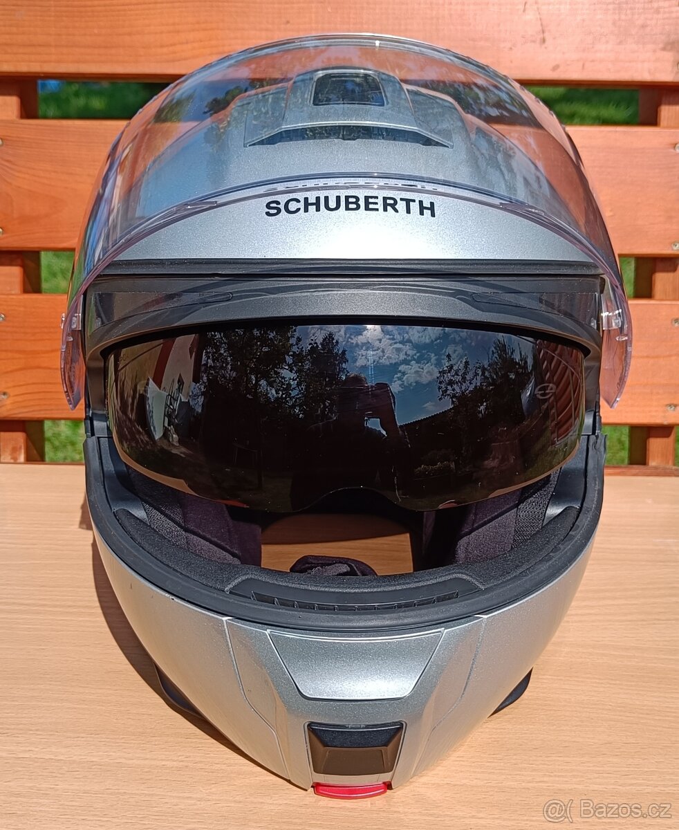 Přilba Schuberth C5 stříbrná, vel. XL/61 - 3
