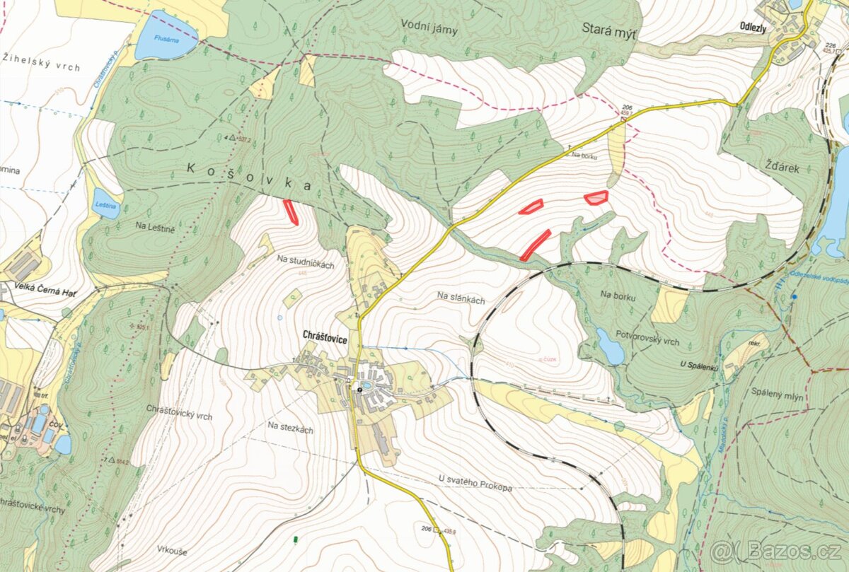 Zemědělská půda, prodej, Chrášťovice, Mladotice, Plzeň sever - Widok 3